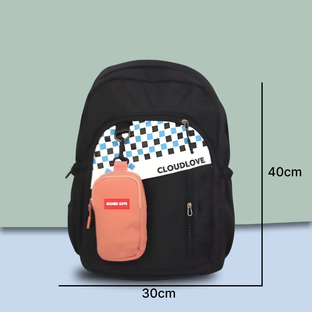 2 in 1 Backpack And Coin Pouch.