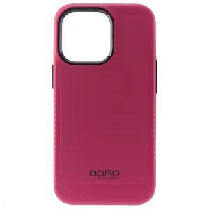 Apple iPhone 13 Pro Max Case, (BORO)  Back Armor Case, Color Pink