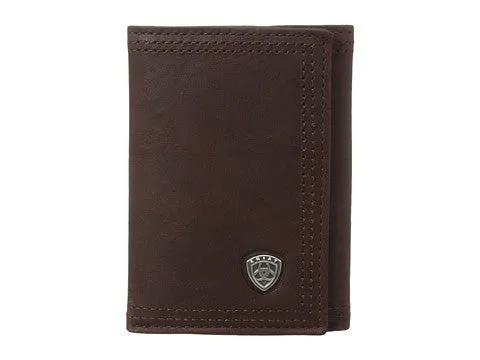 Ariat Ariat Shield Tri-Fold Wallet Dark Copper A35122283