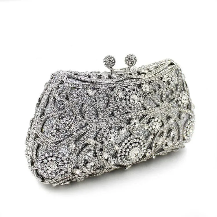 Ayanne Crystal Covered Clutch Bag