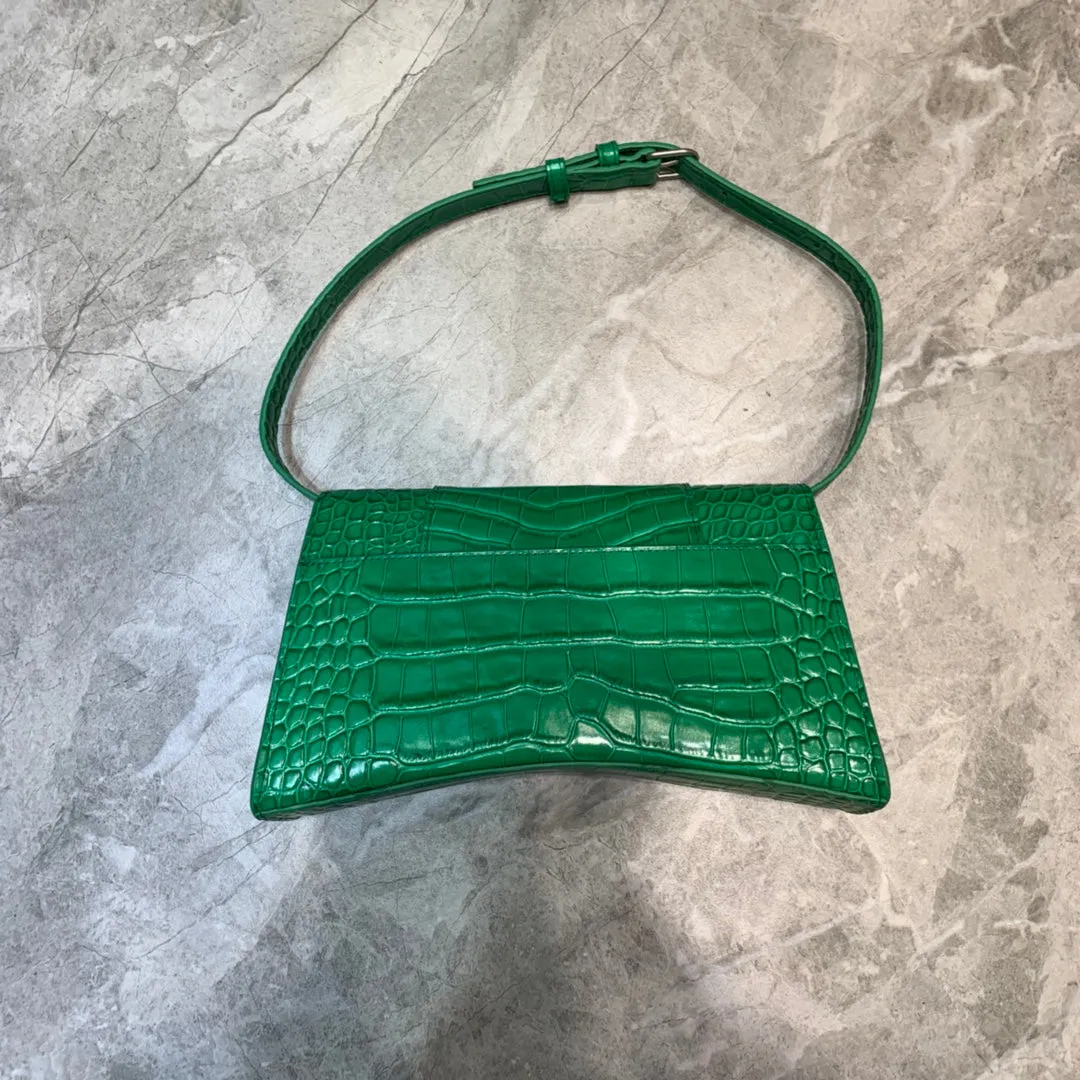 Balen Hourglass Handbag In Green, For Women,  Bags 9.8in/25cm