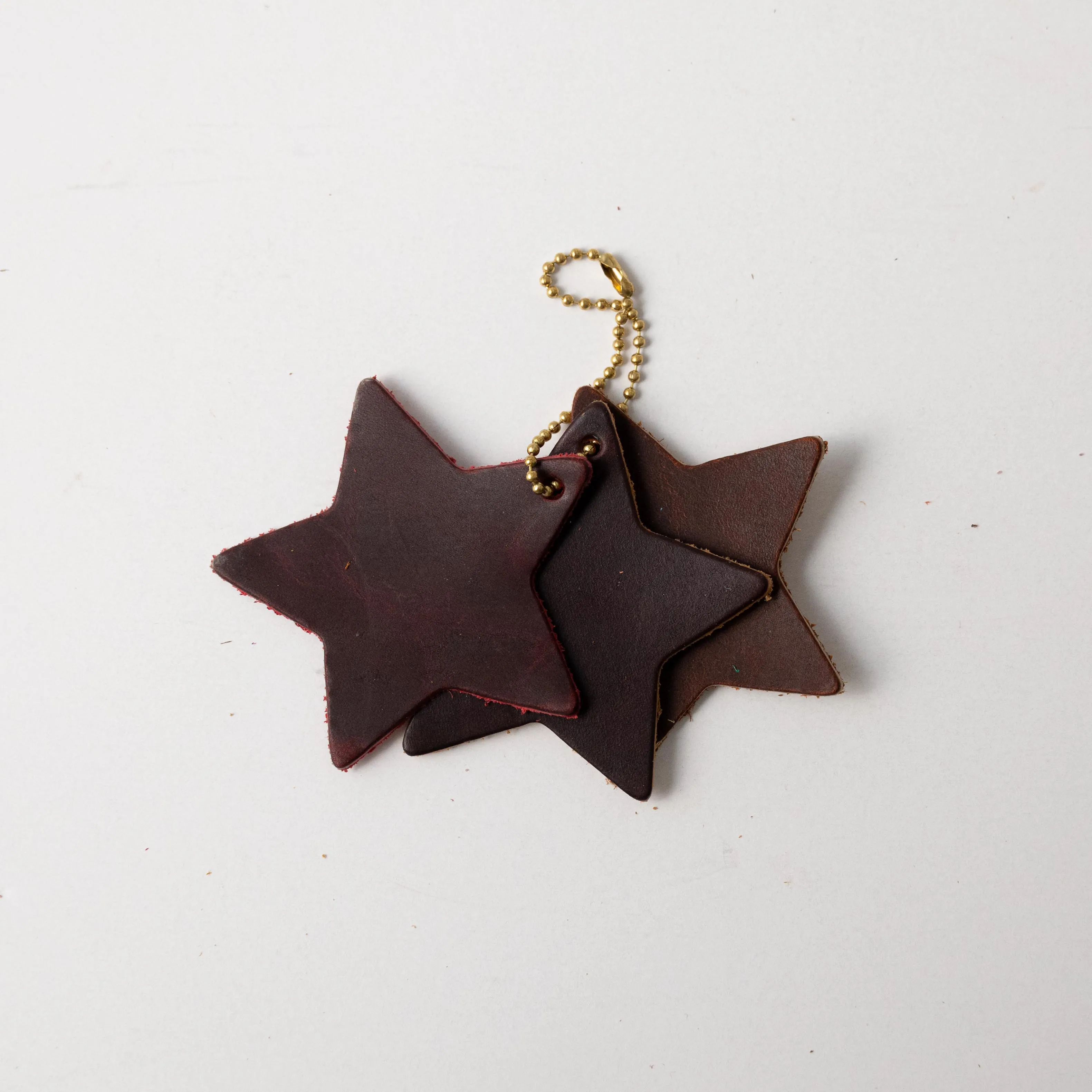 Dark Red Star Charms