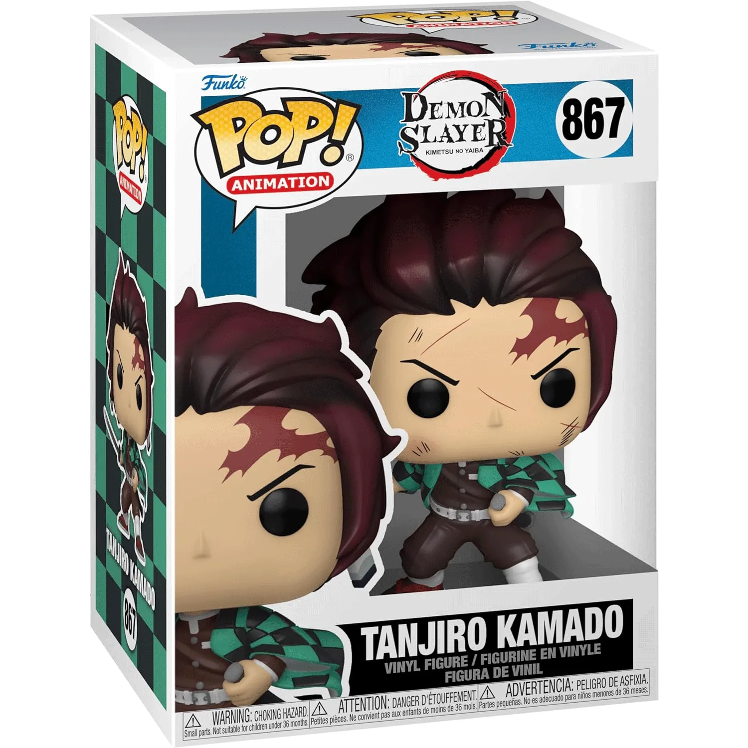 Demon Slayer Tanjiro with Sword Pop! Vinyl and Tee Set