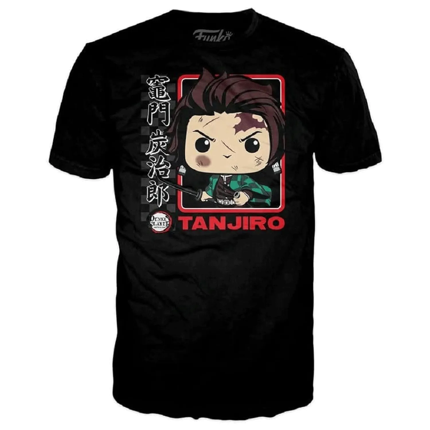 Demon Slayer Tanjiro with Sword Pop! Vinyl and Tee Set