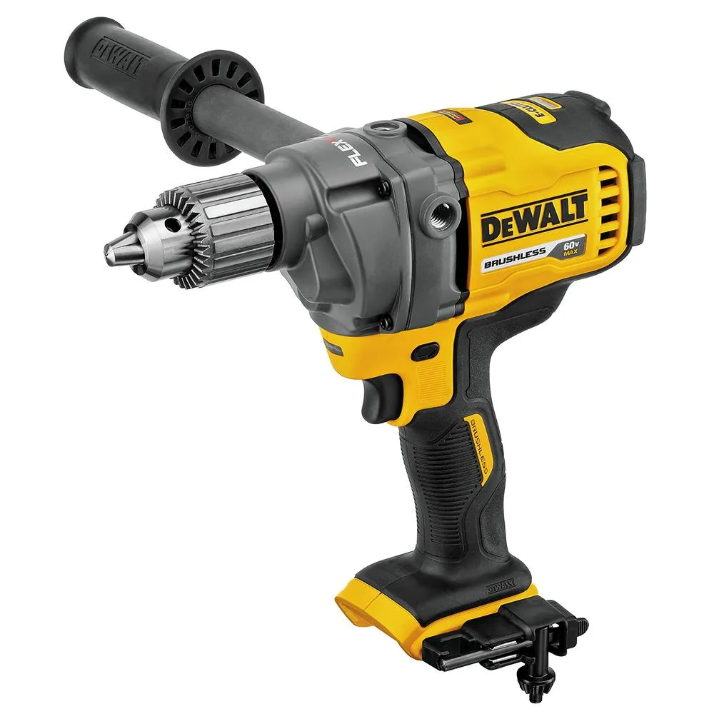 DeWALT DCD130B 60V FLEXVOLT 1/2 Inch E-Clutch Mixer/Drill, Bare Tool