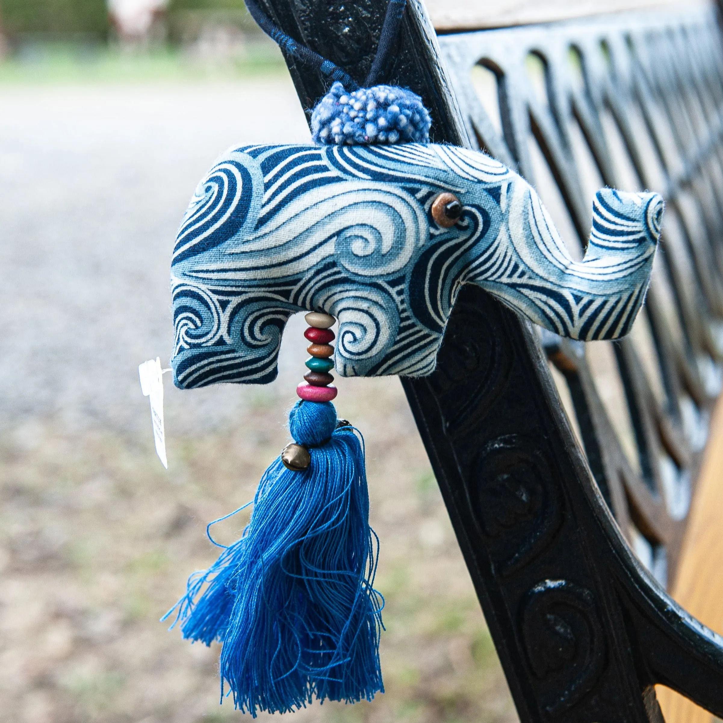 Elephant Ornament with Tassel