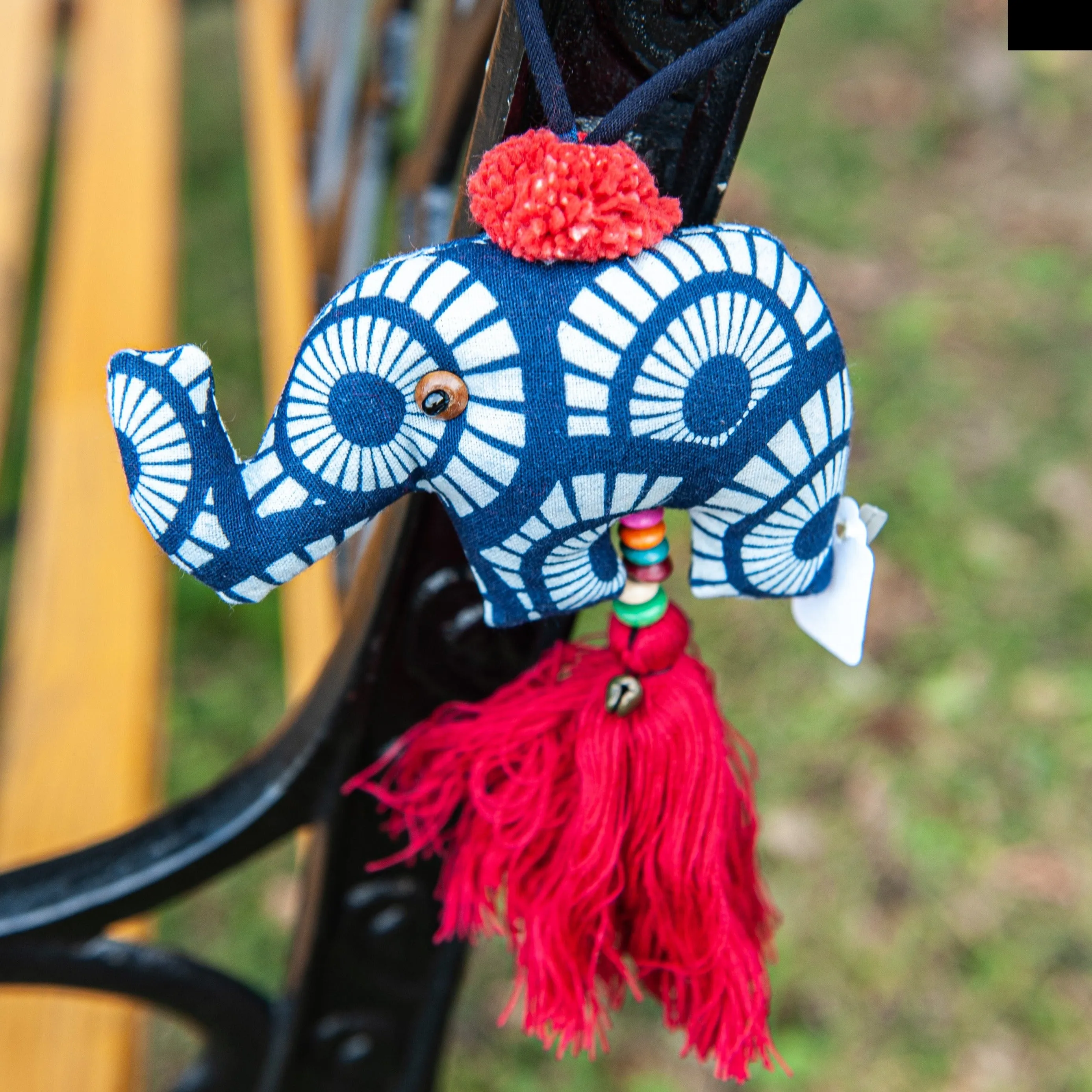 Elephant Ornament with Tassel