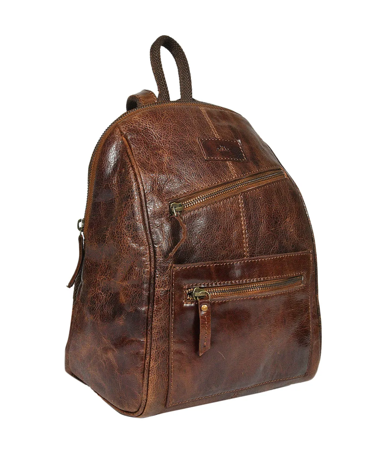 Elevate Your Style with Our Premium Brown Leather Backpack. Art: BG-1383