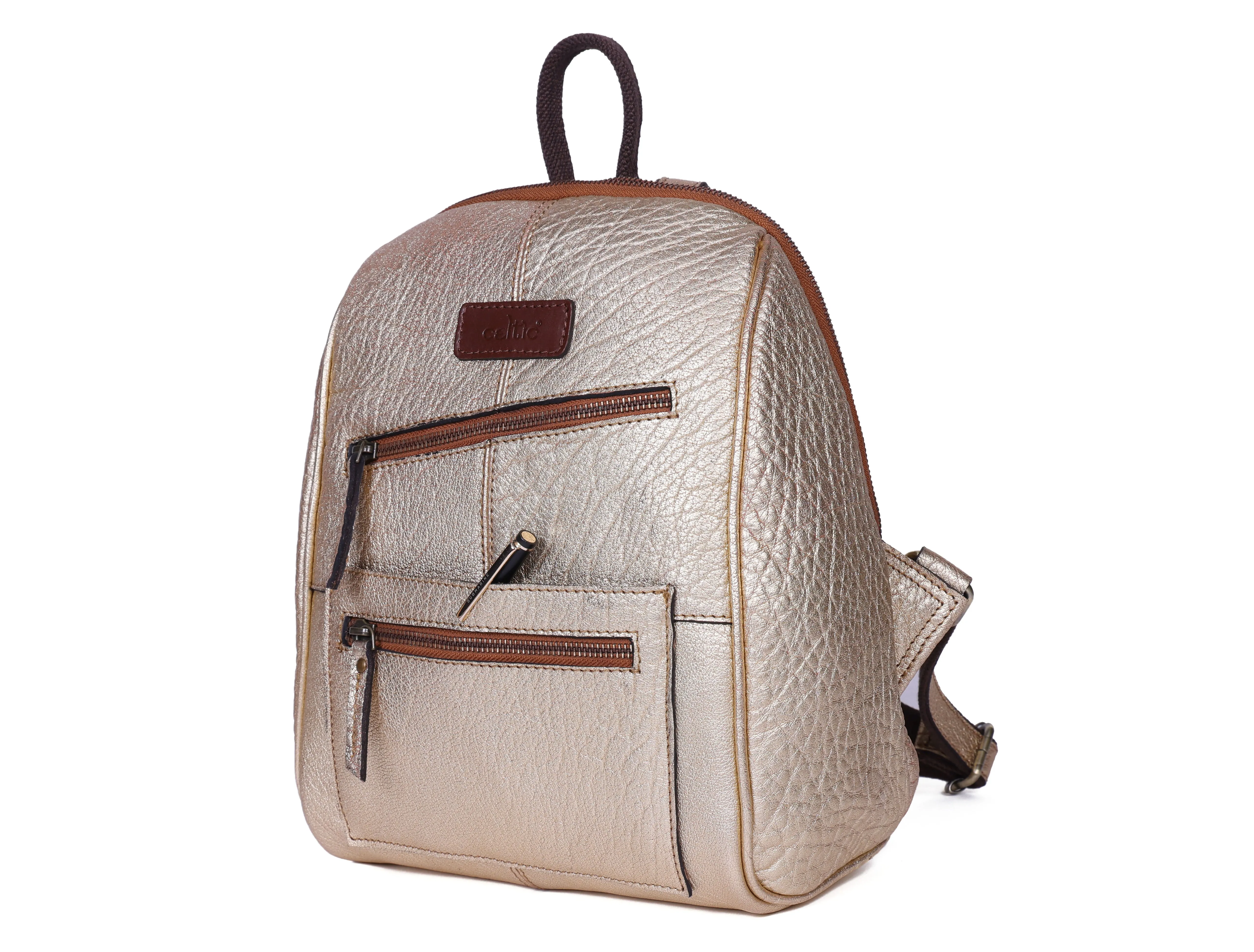 Elevate Your Style with Our Premium Brown Leather Backpack. Art: BG-1383