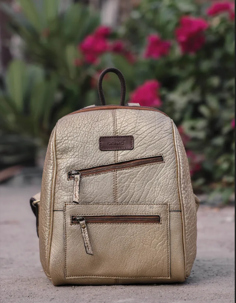 Elevate Your Style with Our Premium Brown Leather Backpack. Art: BG-1383