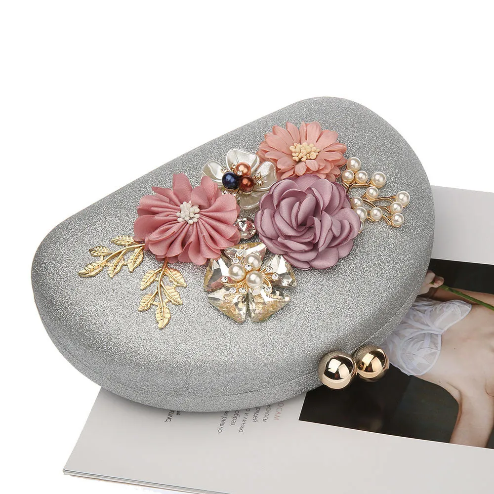 Flora Evening Flower Clutch Bag