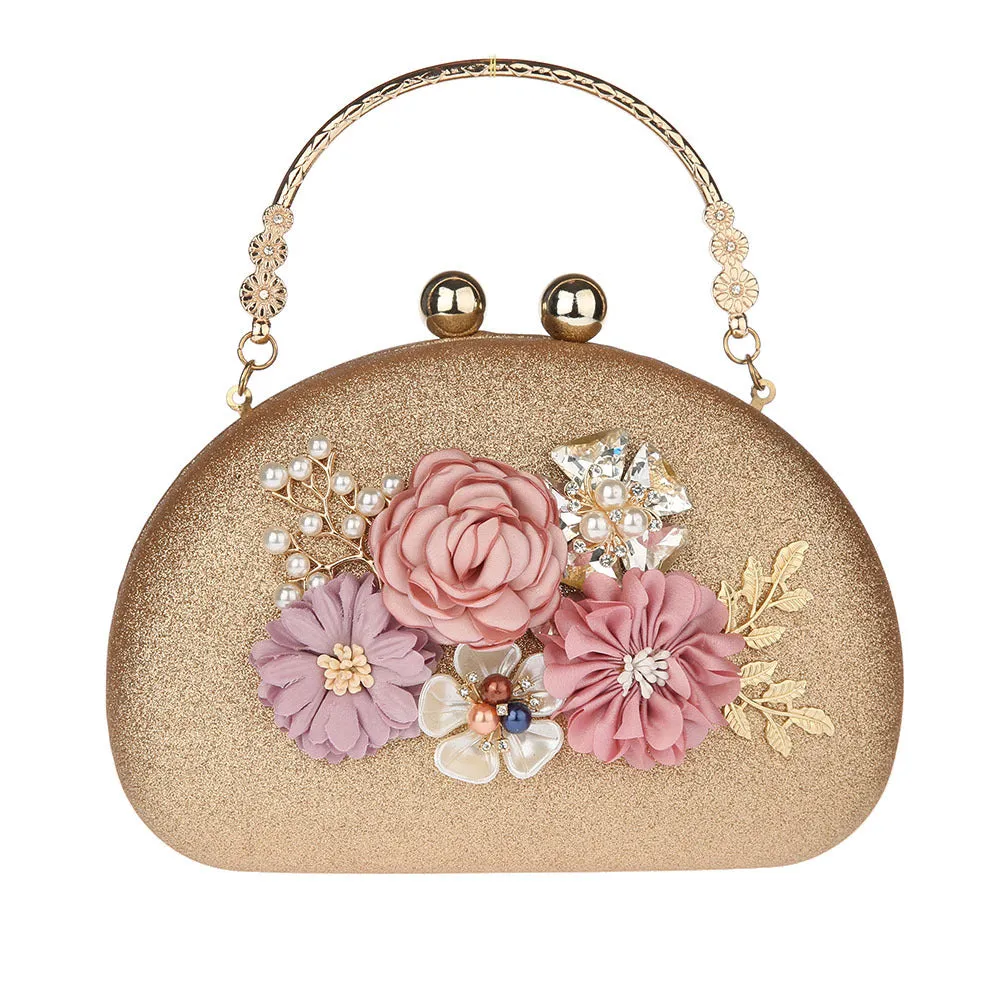 Flora Evening Flower Clutch Bag