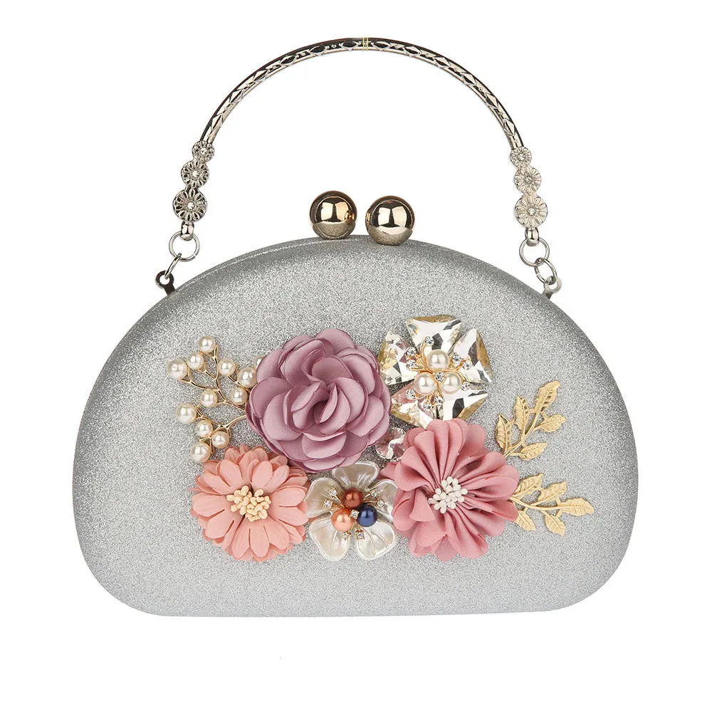 Flora Evening Flower Clutch Bag