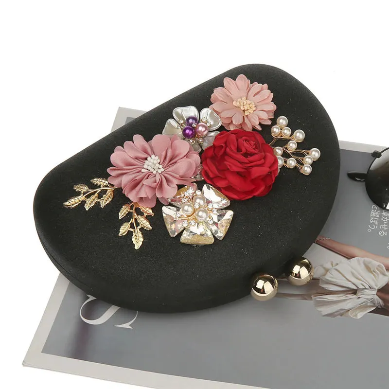 Flora Evening Flower Clutch Bag