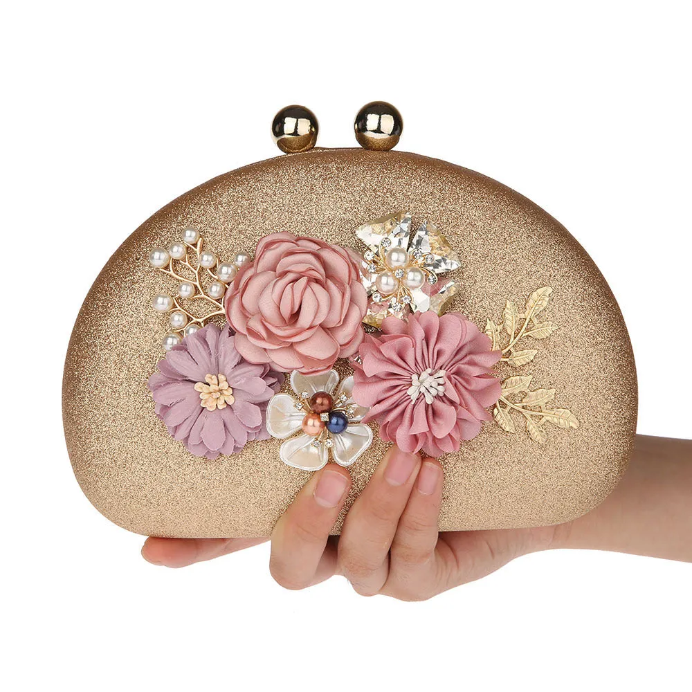 Flora Evening Flower Clutch Bag