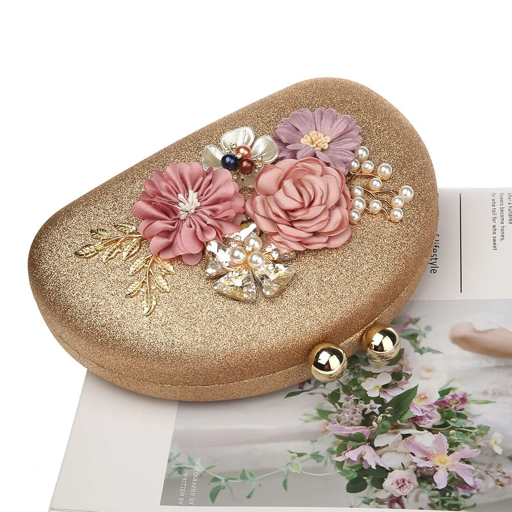 Flora Evening Flower Clutch Bag