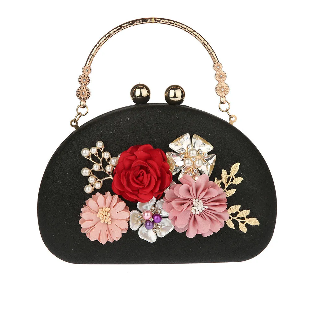 Flora Evening Flower Clutch Bag