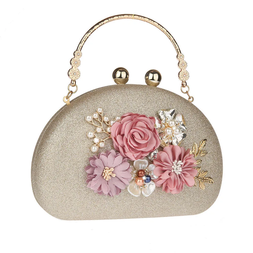 Flora Evening Flower Clutch Bag