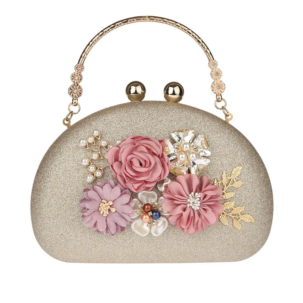 Flora Evening Flower Clutch Bag