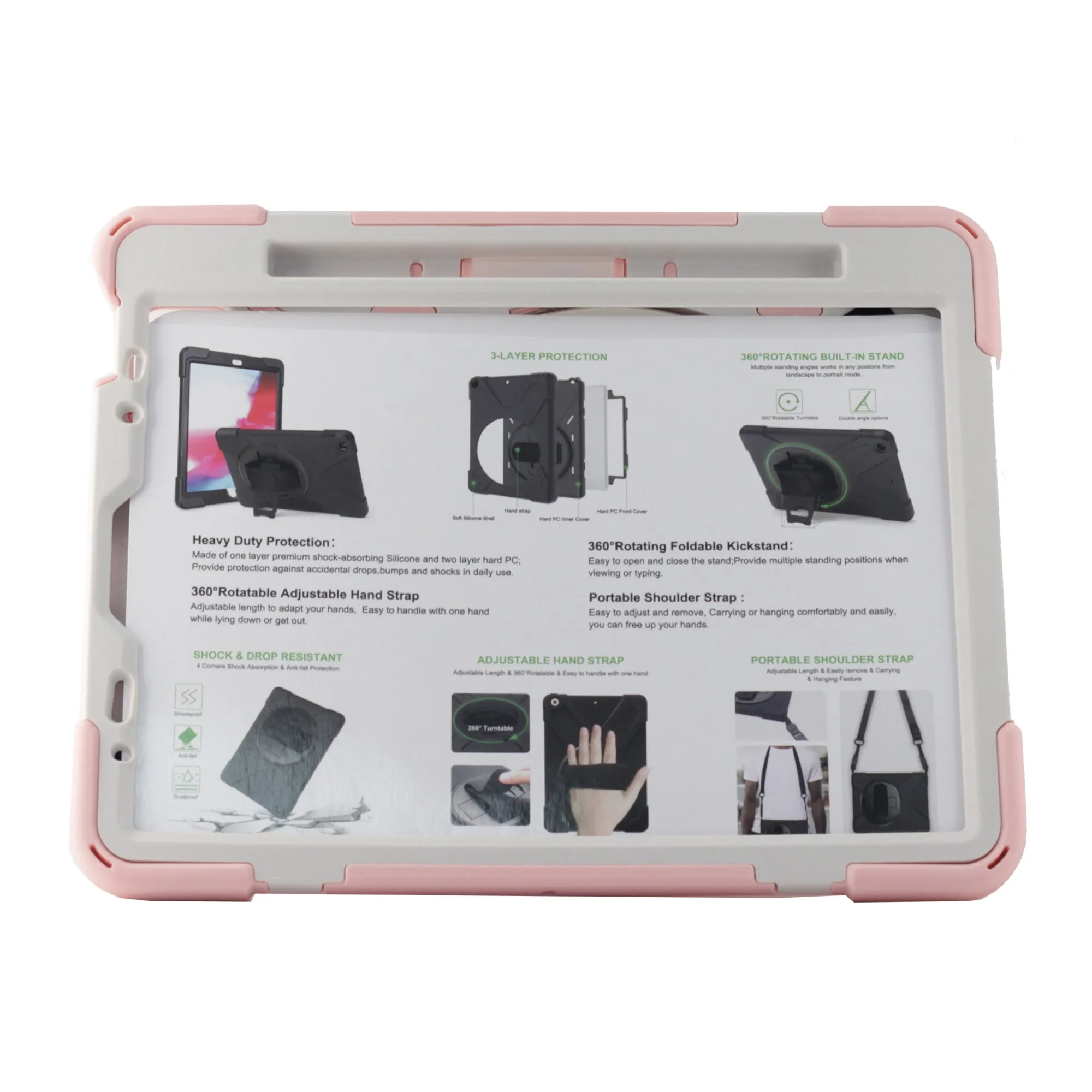 iPad Air 4 10.9 2020/ Pro 11 2018/2020/2021, Colour Pink