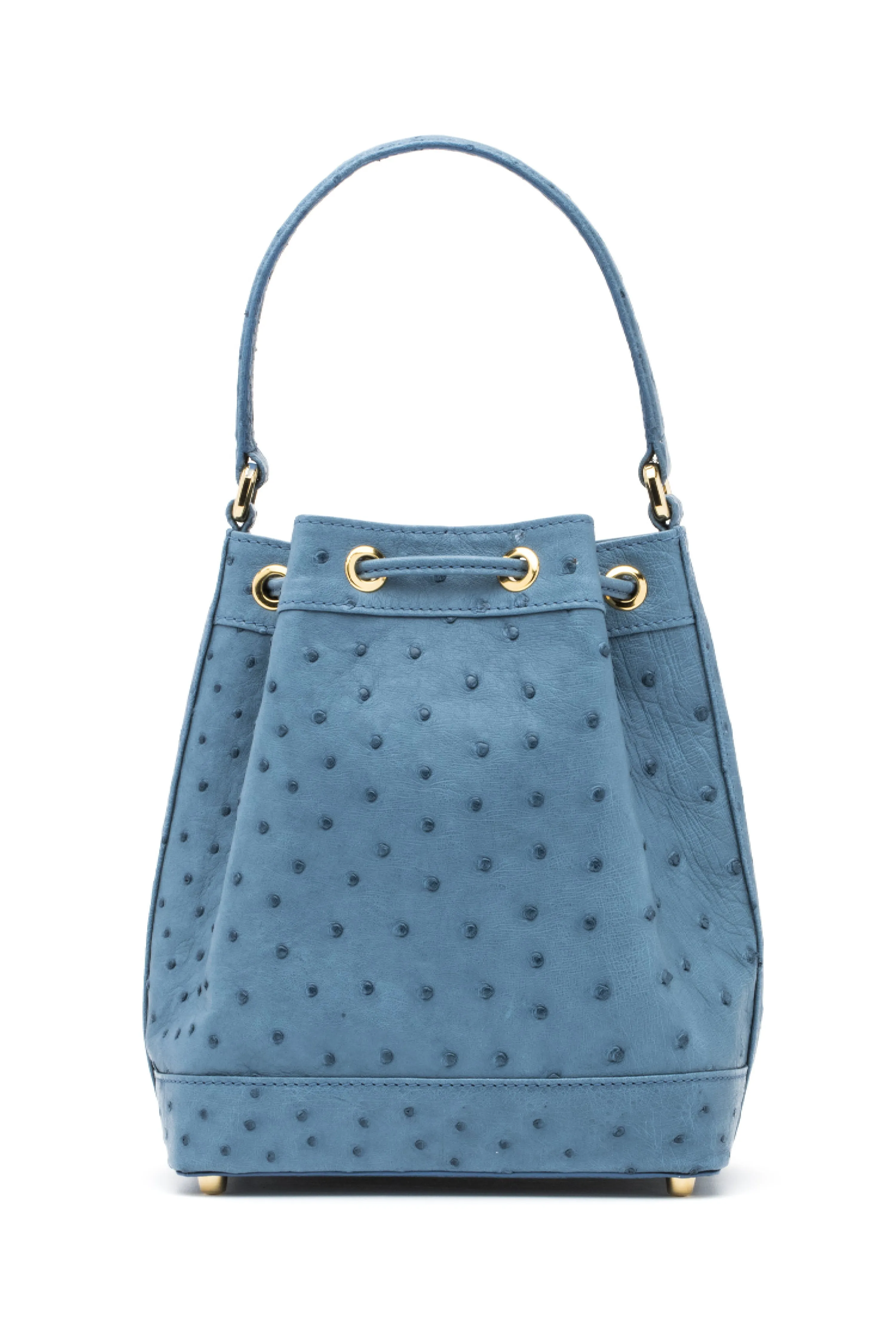 Isla Tote in Blue Jeans Ostrich