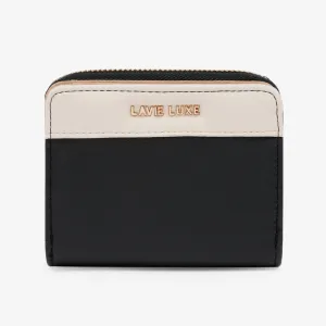 Lavie Luxe flap24 Black Small Women's Bifold wallet