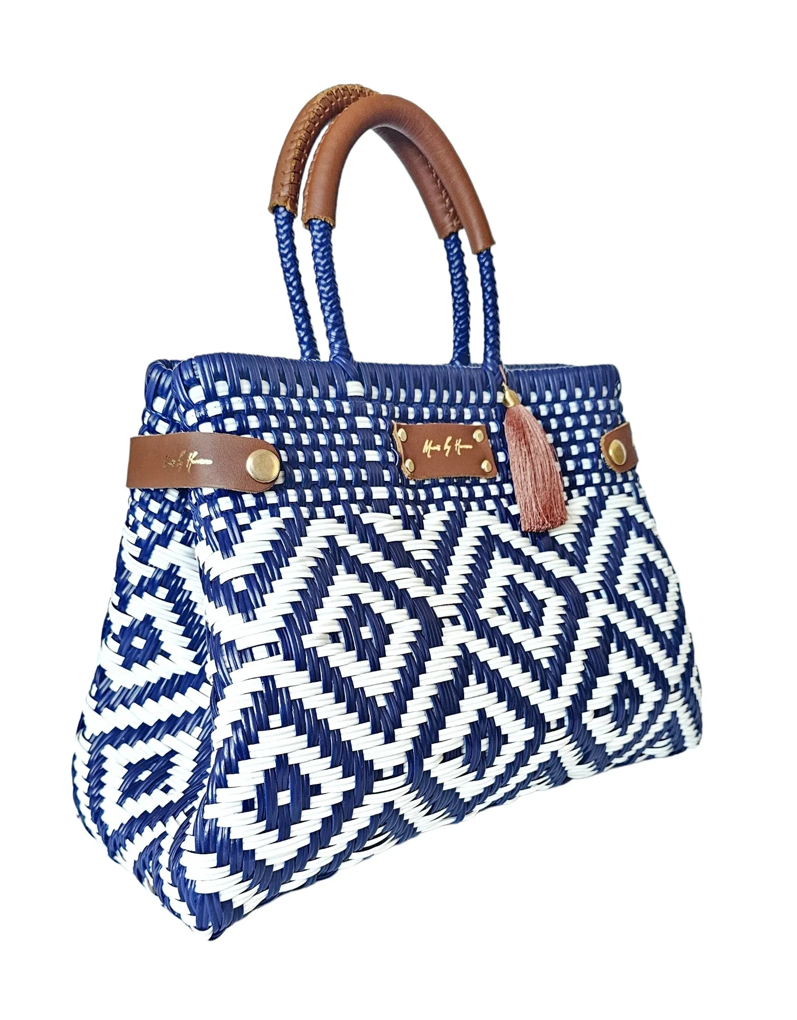 Less Pollution Convertible Handbag - Azul