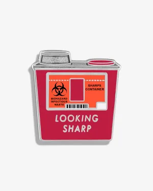 Looking Sharp (Sharps Container) Lapel Pin