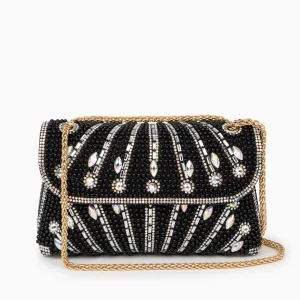 Luciana Rhinestones Clutch Bag