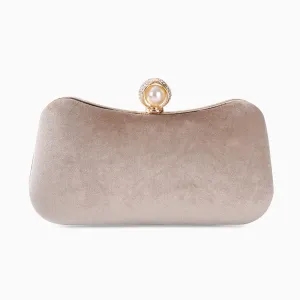 Megan Velvet Clutch Bag