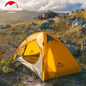 Naturehike 2-Person Ultralight 20D Camping Tent - Waterproof, For Outdoor Cycling, Trekking, Hiking, and Backpacking