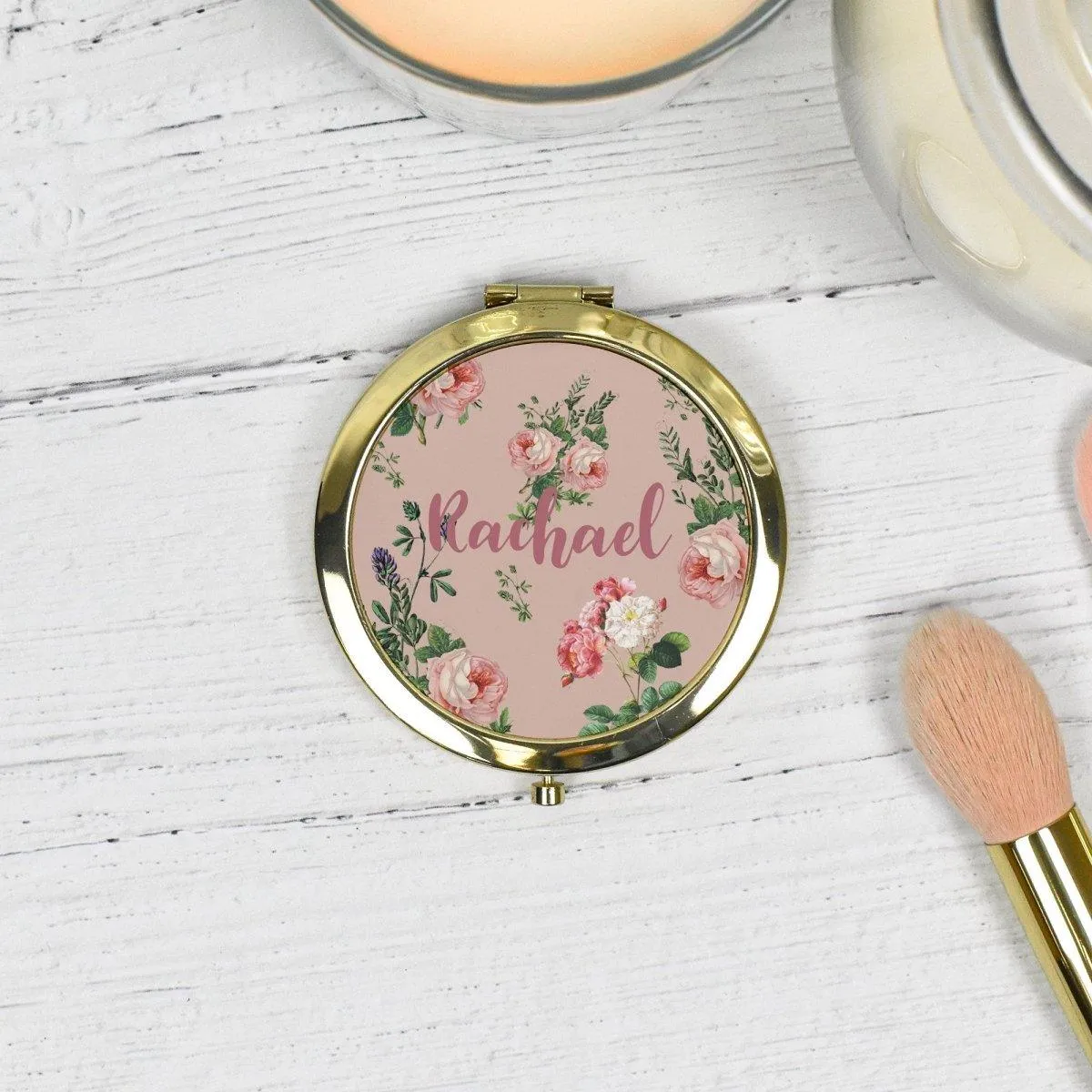 Personalised Bridesmaid Compact Mirror, Maid of Honour Gift, Bridesmaid Favour, Bridesmaid Gift Bag Filler, Bridesmaid Proposal, Bride Gift