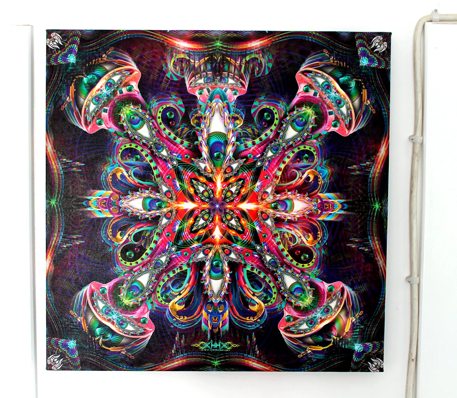 "Venusian Cross" Stretched Canvas Print