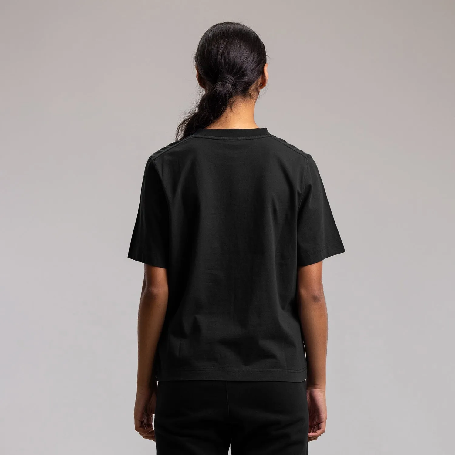 Racing Bird Heritage Block Tee Women's WASHED BLACK