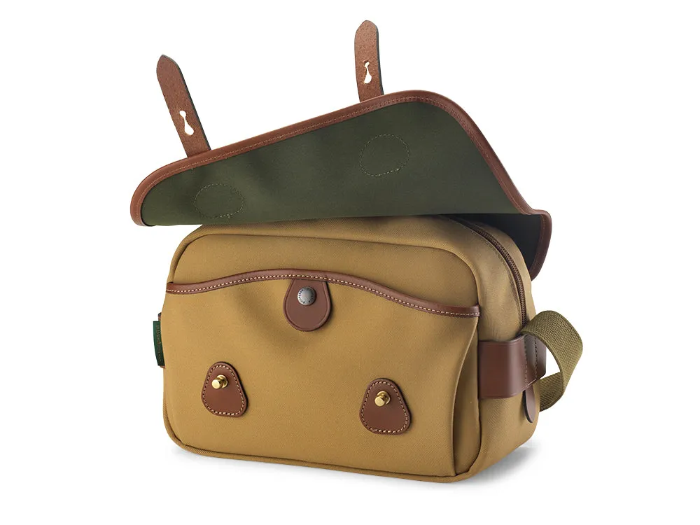 S3 Camera Bag - Khaki Canvas / Tan Leather