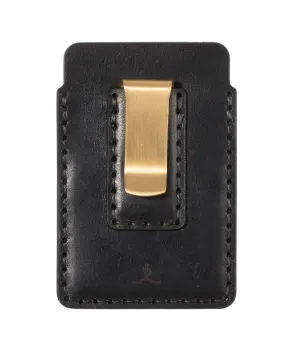 Simple Card Wallet with Money Clip // Black